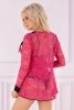 Zmysłowy komplet Miloviss LC 90454 Pink Różowy LivCo Corsetti Fashion  rozmiar - S/M